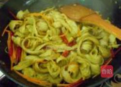 孜然炒面筋的做法图解5
