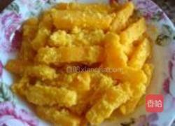 蛋黄焗南瓜的做法图解7