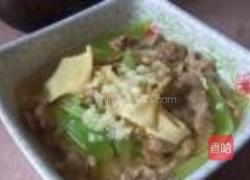 莴笋千张煮肉片的做法图解11