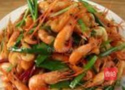 河虾炒韭菜的做法图解6