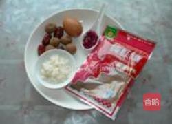 玫瑰酒酿蛋花汤的做法图解1