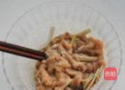 山药青笋炒鸡丝的做法图解2