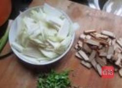 五香干炒芥蓝的做法图解1