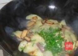 五香干炒芥蓝的做法图解4