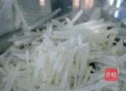 萝卜焖虾的做法图解4