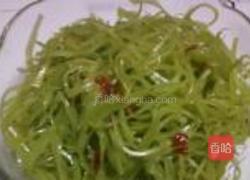 翡翠莴苣丝的做法图解5