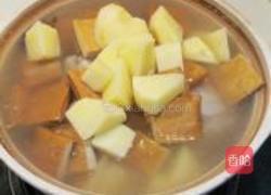 豆腐干烧肉的做法图解3