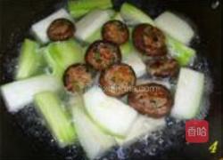 节瓜花菇焖肉饼的做法图解14