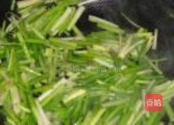 水芹炒香干的做法图解5