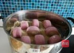 紫薯绿茶双色馒头的做法图解23