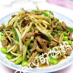 茭白炒肉丝的做法[图]