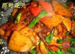 香干回锅肉的做法图解6