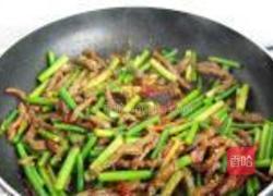 蒜薹煸牛肉丝的做法图解6