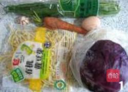 凉拌炫彩丝的做法图解1