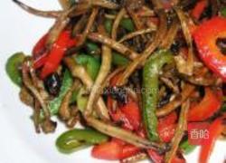 双椒茶树菇的做法图解6