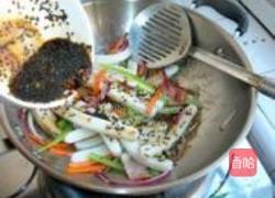 培根炒年糕的做法图解14