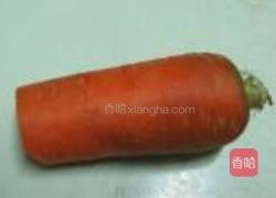 蒲公英拌胡萝卜丝的做法图解1