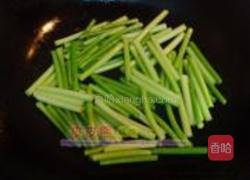 蒜苗炒牛肉的做法图解4