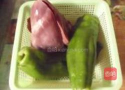 柿炒猪心的做法图解1