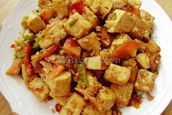 青椒炒豆腐