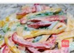 甜椒沙拉的做法图解4