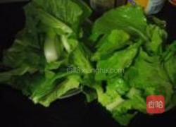 杭白菜炒栗子的做法图解3