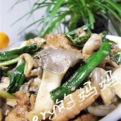 大蒜姬菇炒肉片的做法[图]