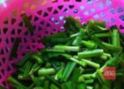 韭菜豆芽爆鳝丝的做法图解3