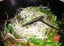 韭菜豆芽爆鳝丝的做法图解6