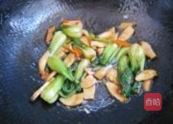 蚝油青菜蘑菇的做法图解13