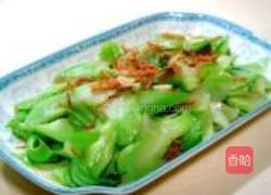 干贝松炒盖菜梗的做法图解12