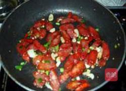 腊肠烧豆腐的做法图解8