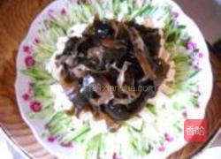 黄瓜木耳拌豆花的做法图解6