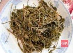 野辣椒苗炒肉片的做法图解2