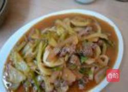 酸菜大肠的做法图解3