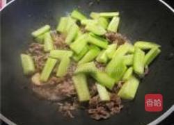 九层塔炒羊肉的做法图解4