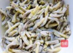 苦菊拌竹蛏的做法图解2