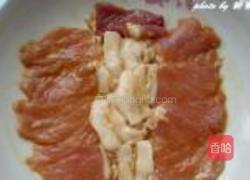 肉片茼蒿蛋蒸粉丝的做法图解3