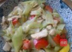 莴笋鸡柳炒彩椒的做法图解5