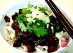 茄子炸酱面的做法图解11