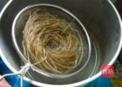 腊肉包菜炖薯粉的做法图解4