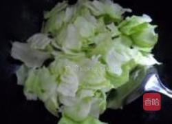 腊肉包菜炖薯粉的做法图解7