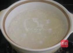 薄荷金银花粥的做法图解2