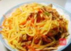 土豆丝炒肉的做法图解10