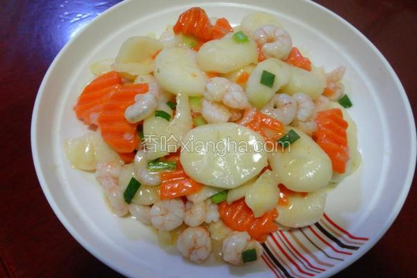 马蹄滑虾仁