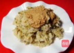 蒜香麻酱槐花的做法图解7