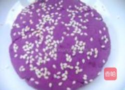 紫薯糯米豆沙饼的做法图解9
