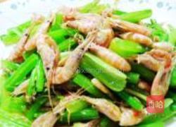 香芹炒虾的做法图解7