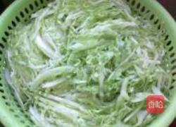 包菜腊肠饭的做法图解4