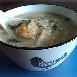 蚝豉菜干粥的做法[图]